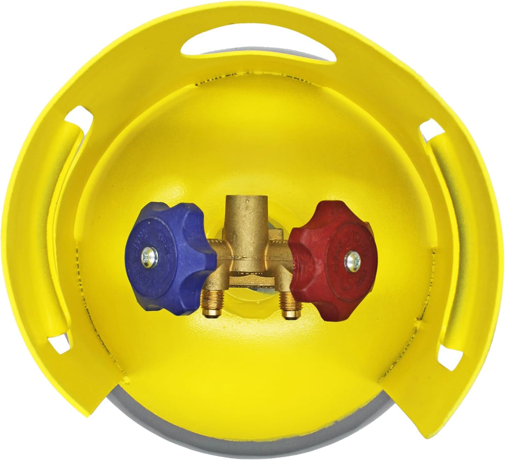 Flame King 30LB A2L Refrigerant Recovery Cylinder Tank, 400 PSI, Dual Y-Valve...