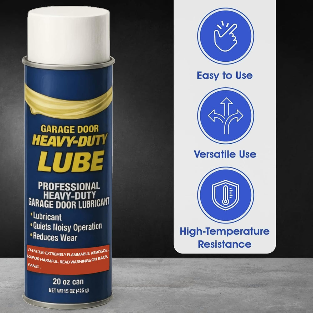 Premium Heavy-Duty Garage Door Lubricant 20oz โ Long-Lasting, Multi-Purpose R...