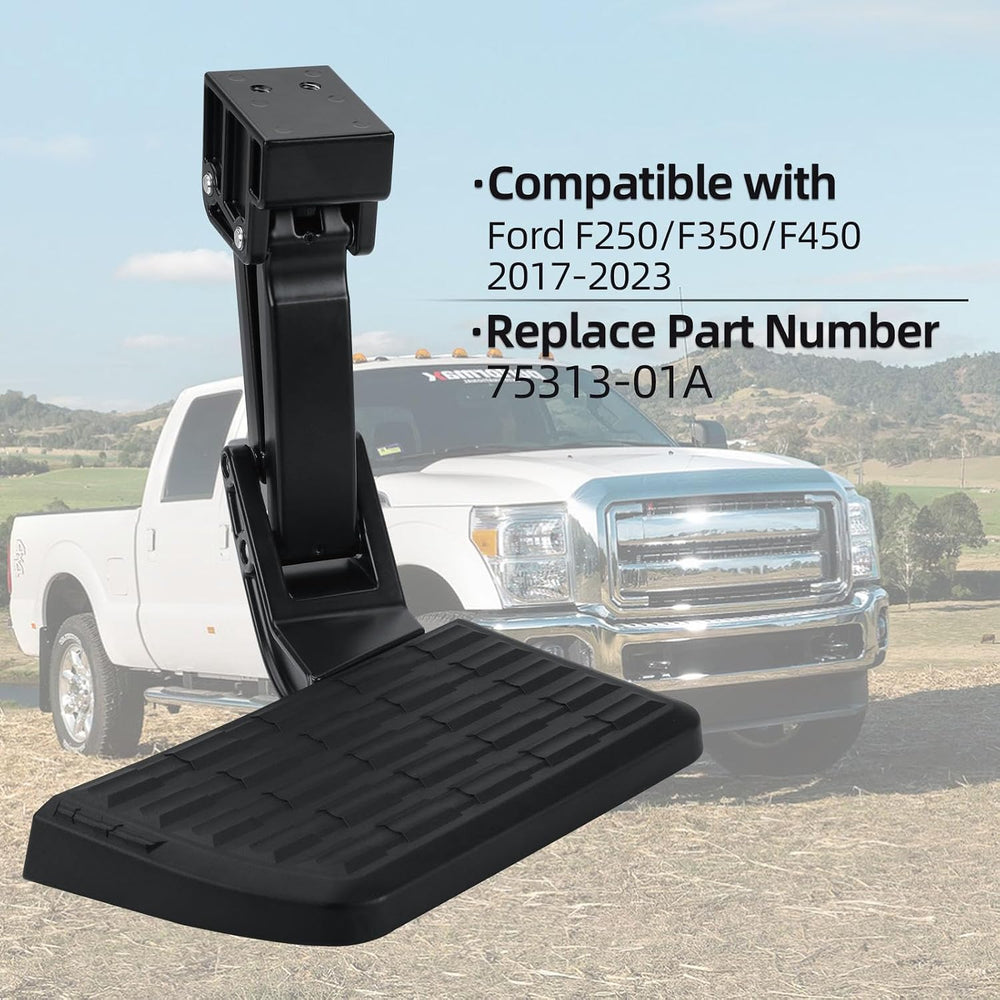 75313-01A Retractable Rear Bedstep Compatible with Ford F250 F350 F450 (2017-...
