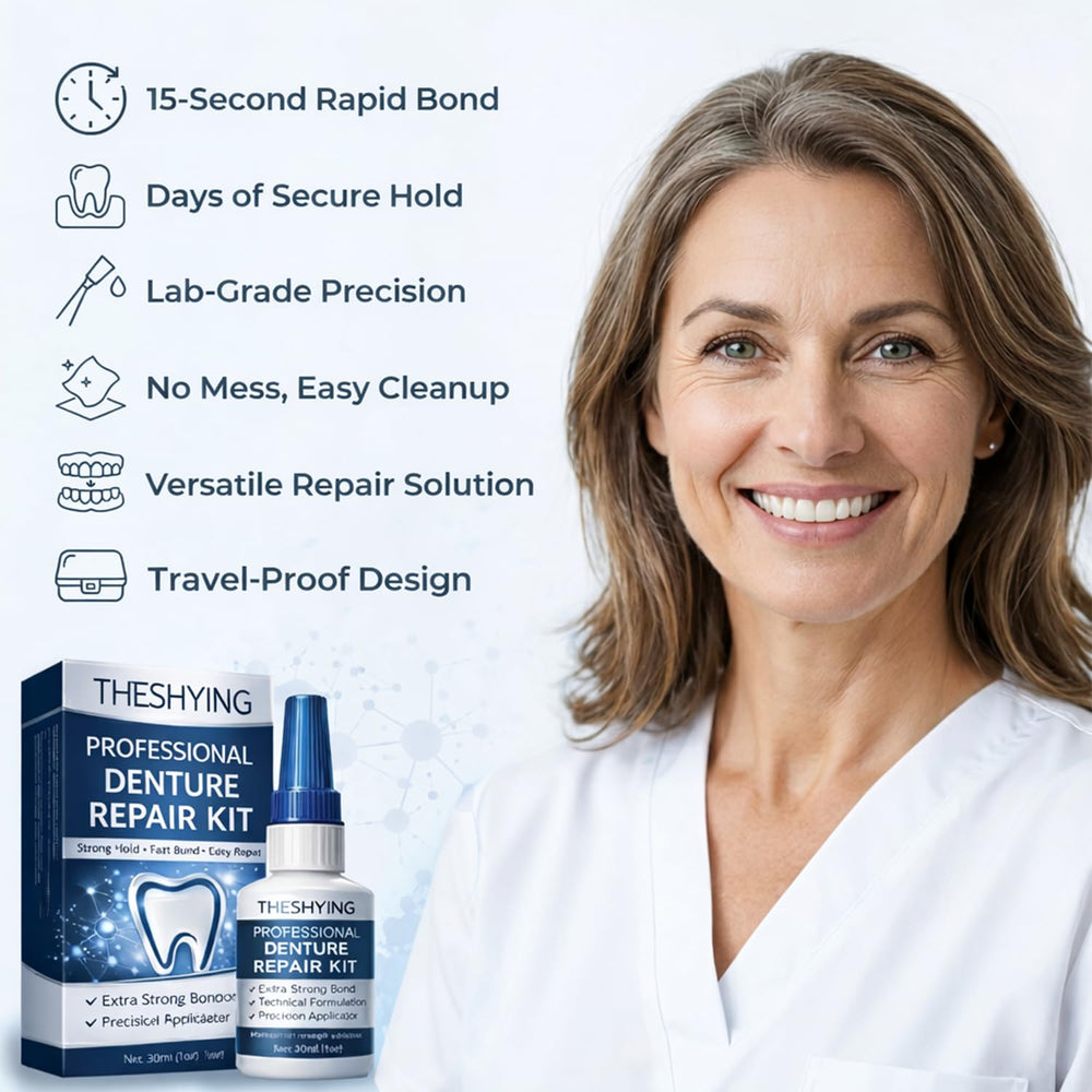 Official Professional Grade Dental Lab Instant Bonding Dental Glue for Dentur...