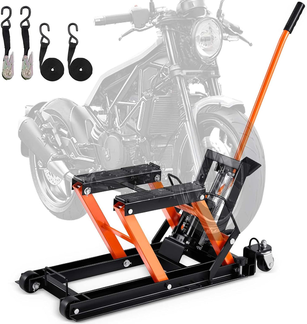 VEVOR Hydraulic Motorcycle Lift Jack 1500 LBS Capacity ATV Scissor Lift Jack ...