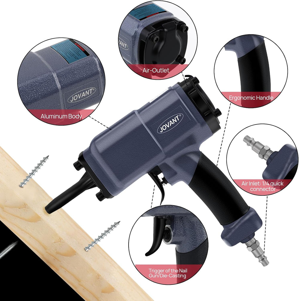 Air Heavy Duty Professional Air Punch Nailer/Nail Remover/Nail Puller. Pneuma...