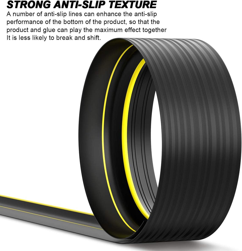 Jin&Bao Universal Garage Door Threshold Seal 16FT Rubber Strip & 1 Ad...