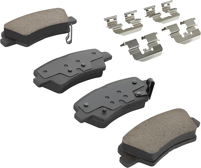 Premium Ceramic Rear Brake Pads Compatible