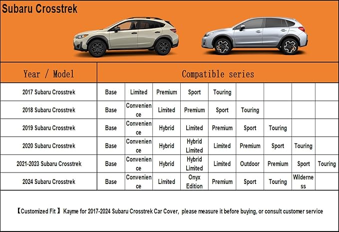 Kayme 7 Layers SUV Car Cover Custom Fit