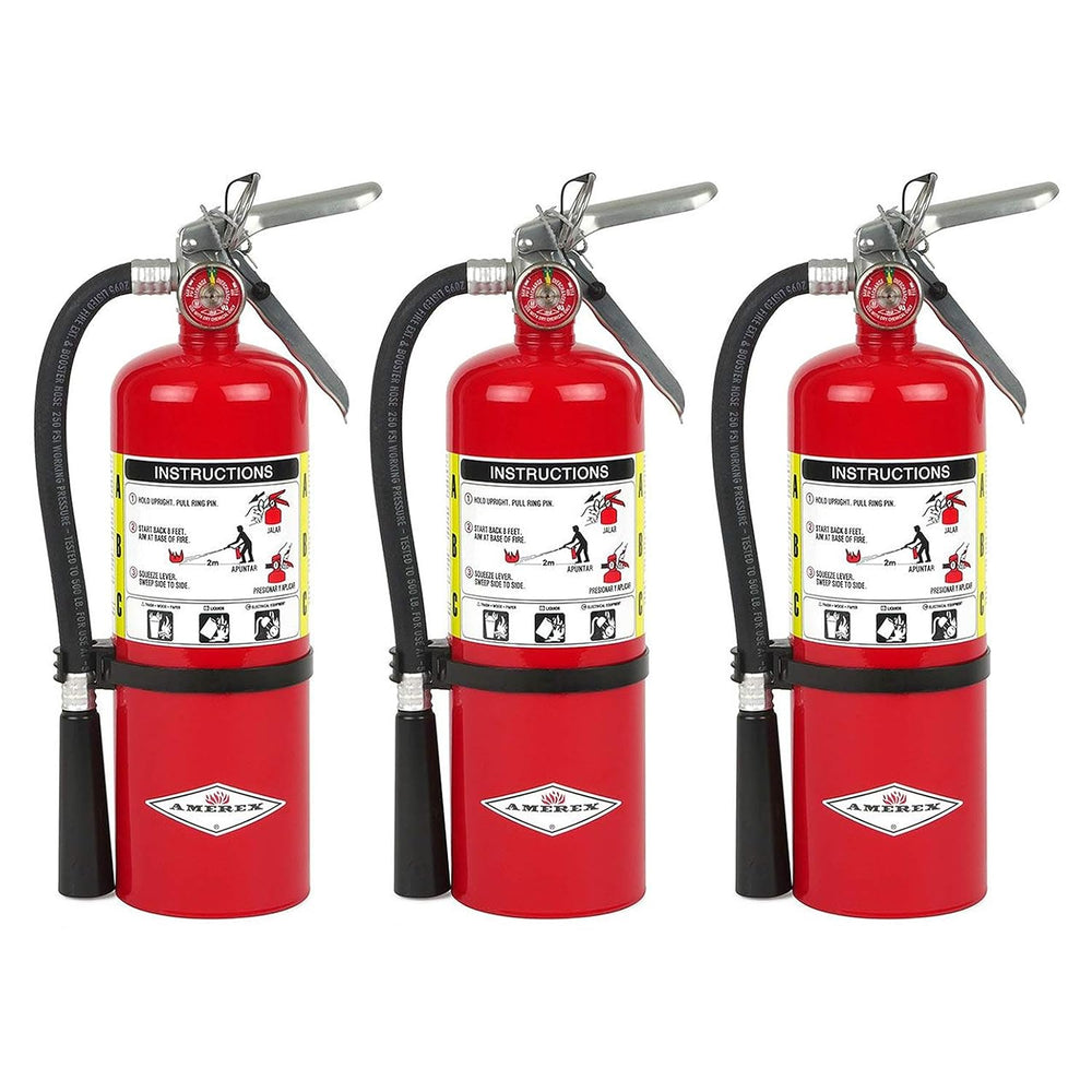 Amerex B500 ABC Dry Chemical Class A, B, and C Fire Extinguisher with 12 to 1...
