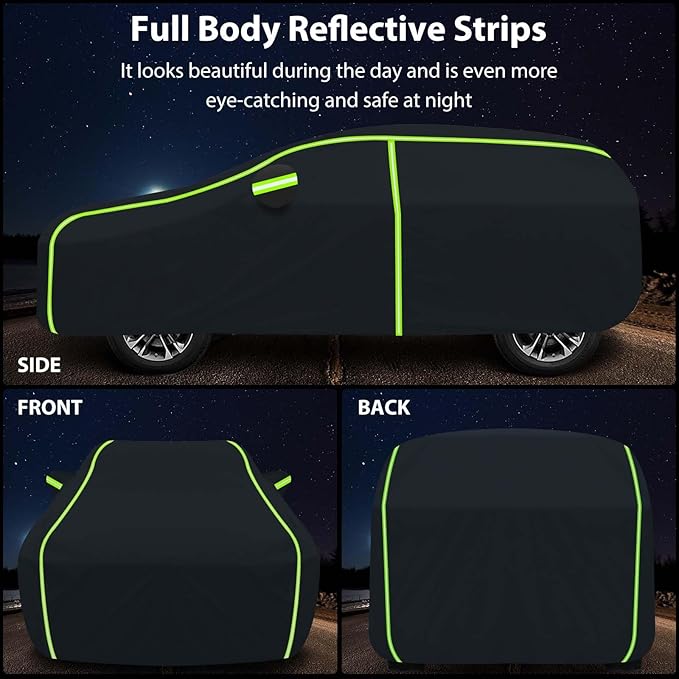 6 Layers Full Car Cover for 2013-2024 Land Rover Range Rover Sport, Waterproof