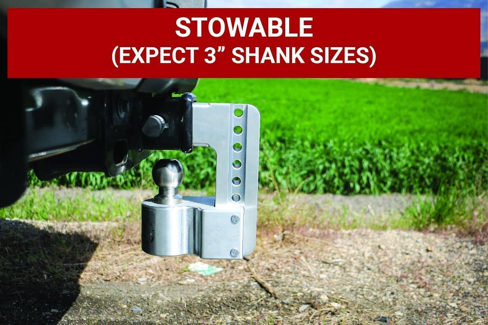 Weigh Safe Trailer Hitch Ball Mount, 6" Drop, 2" Receiver, Weight S...