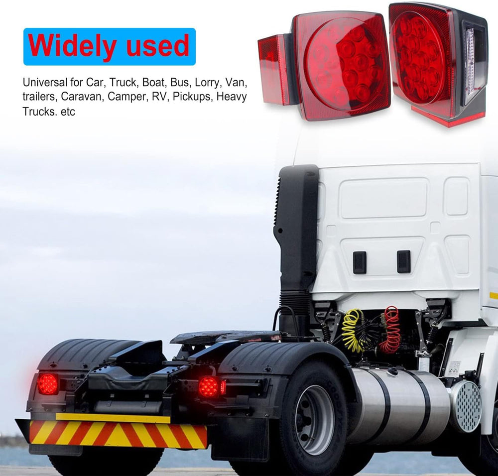 WoneNice Submersible LED Trailer Light Kit