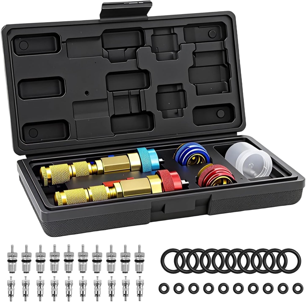 R134A R1234YF AC Valve Core Removal Tool Kit-Universal Remover/Installer for ...