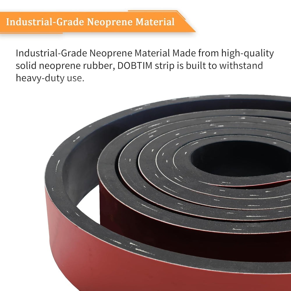 DOBTIM Adhesive Reinforced Solid Rubber Sheets, Rolls & Strips Cloth Inse...