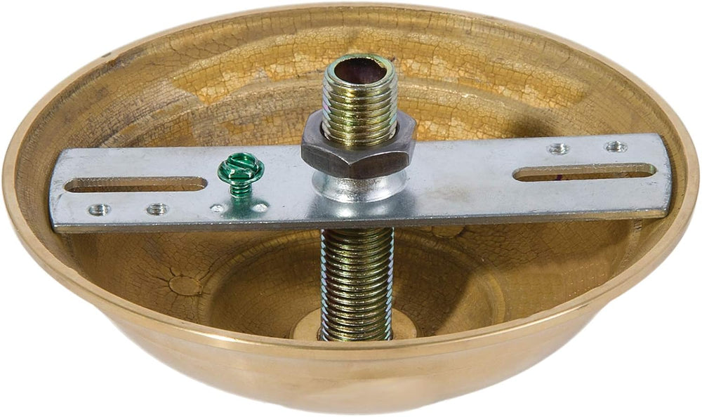 B&P Lamp® Large Die Cast Brass Ceiling Light Canopy Plate Kit (6 1/4 Inch)