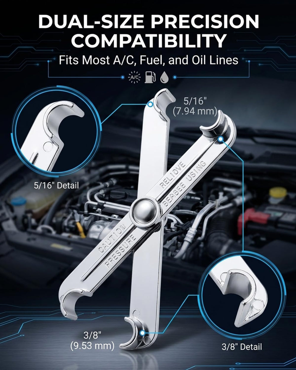 SGT 27pcs Fuel Line Disconnect Tool Set, Master Quick Disconnect Kit