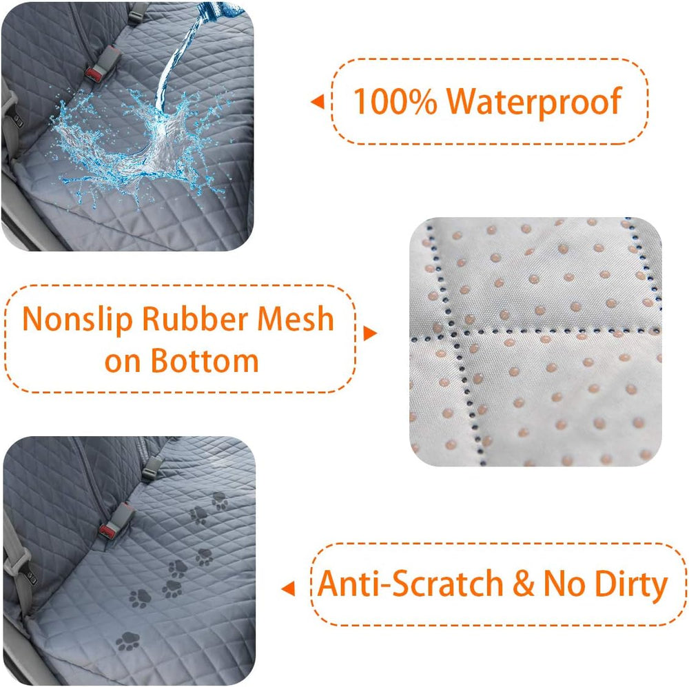 Honest Bench Dog Car Seat Covers with Side Flap,Dog seat Cover for Cars, Truc...