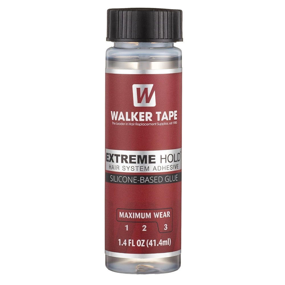 Walker Tape Extreme Hold Brush-On Adhesive 1.4 fl oz, Maximum Wear Waterproof...
