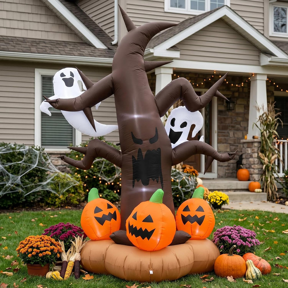 8ft Halloween Horror Tree Inflatable Decoration Outdoor