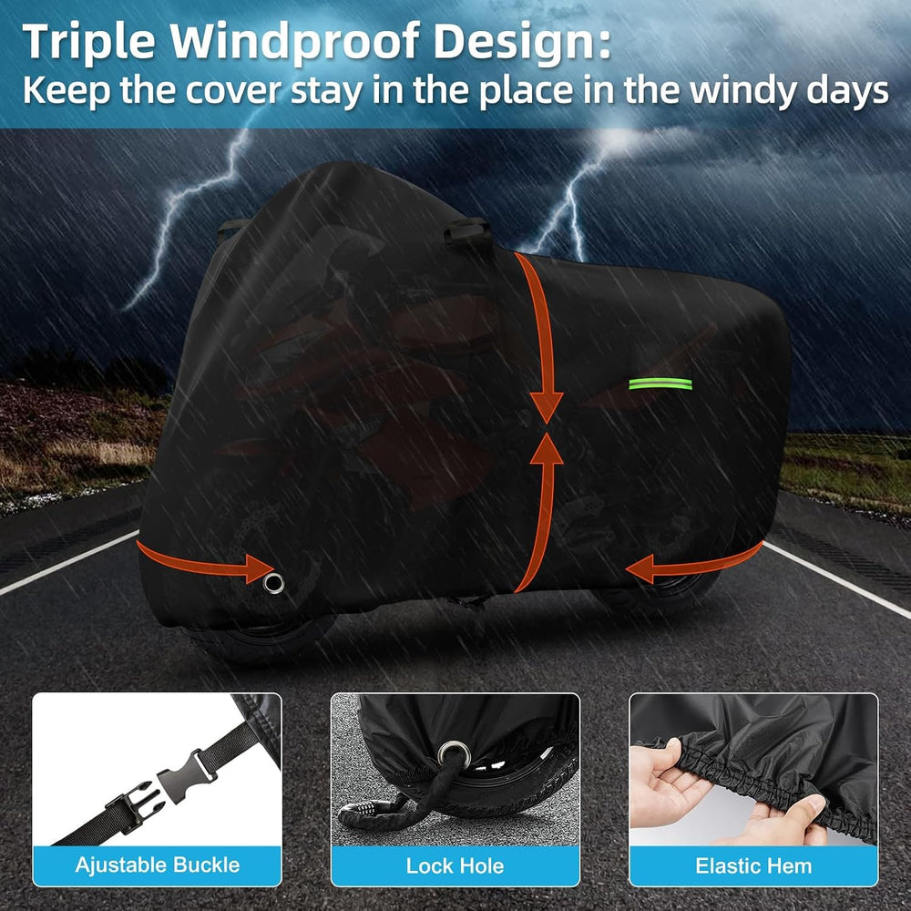 Motorcycle Cover Waterproof for Kawasaki Ninja 250 300 400 500 650/BMW F 900R...