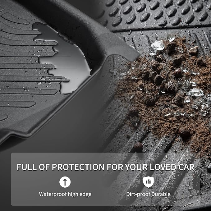 KELCSEECS® Floor Mats Custom for Nissan Frontier Crew Cab 2022-2025 All Weather
