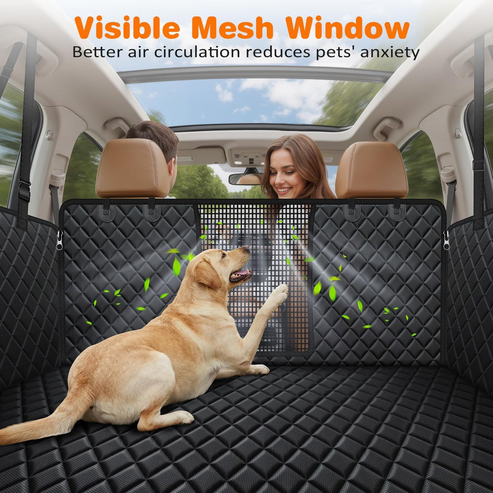 URPOWER 4 in 1 Dog Seat Cover for Full-Size Trucks, Waterproof Hammock