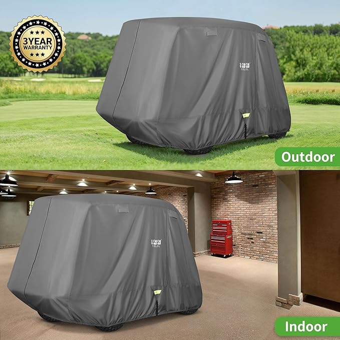 10L0L Heavy Duty Golf Cart Cover
