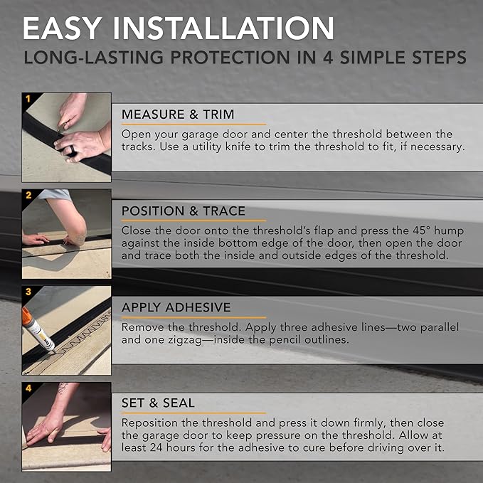 Storm Shield® 10’ Garage Door Seal Threshold Strip