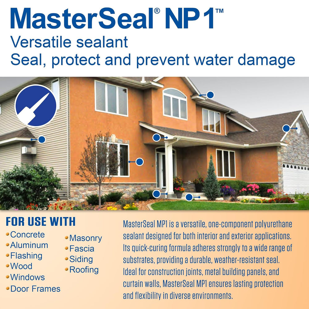 Sikaflex NP1 Polyurethane Sealant 20 oz Sausage, Stone, Pack of 20