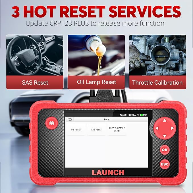 LAUNCH CRP123 V2.0 Plus Elite OBD2 Scanner, 2025 New Full System Lifetime Free