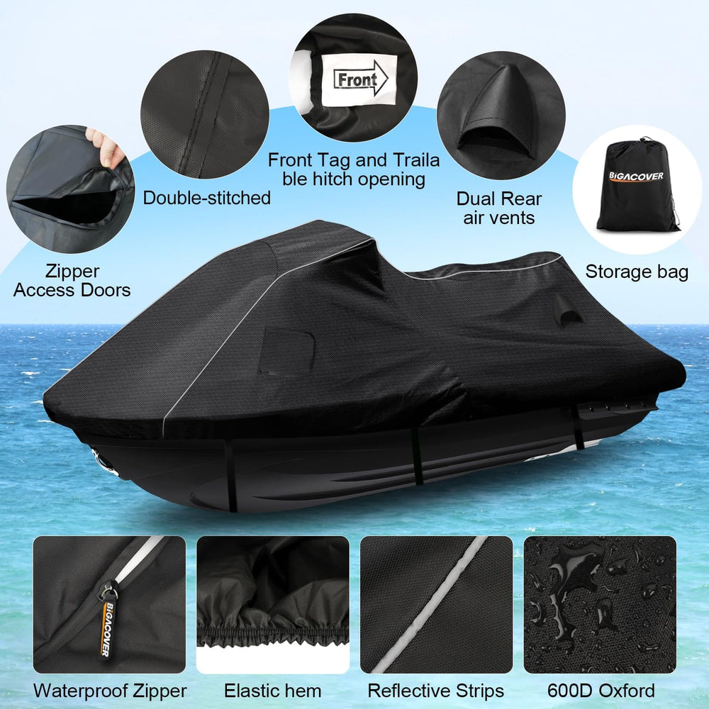Waterproof Jet Ski Cover for Yamaha 2019-2025 FX SVHO/FX HO OEM Model | 600D ...