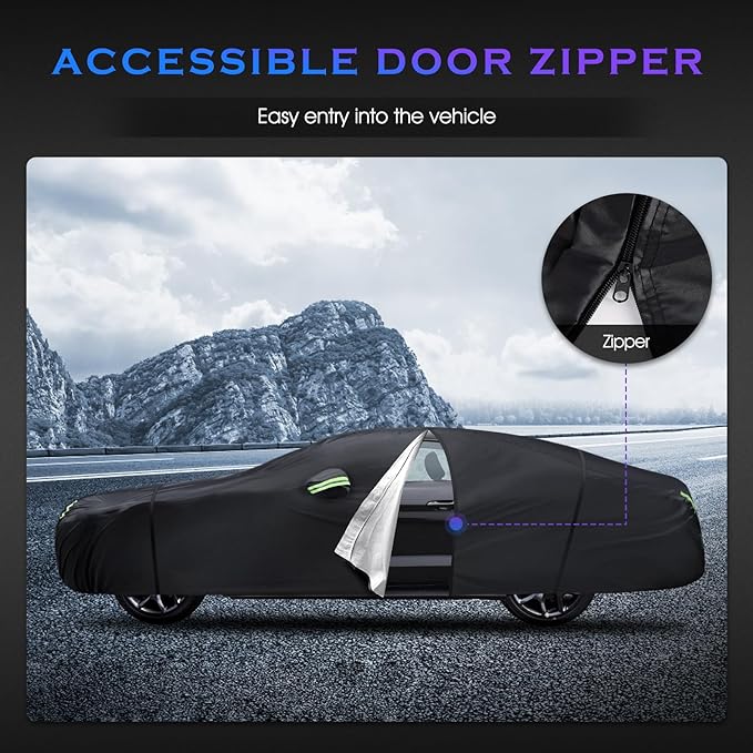 Car Cover Custom Fit for Dodge Challenger 2008-2023, 6 Layers Truck Cover