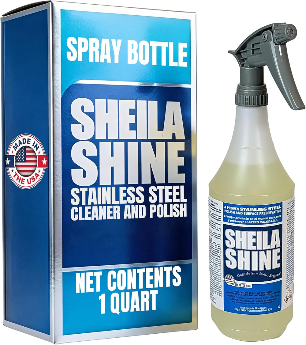 Sheila Shine 1 Quart Stainless Steel Cleaner and Polish - Cleans, Polishes &a...
