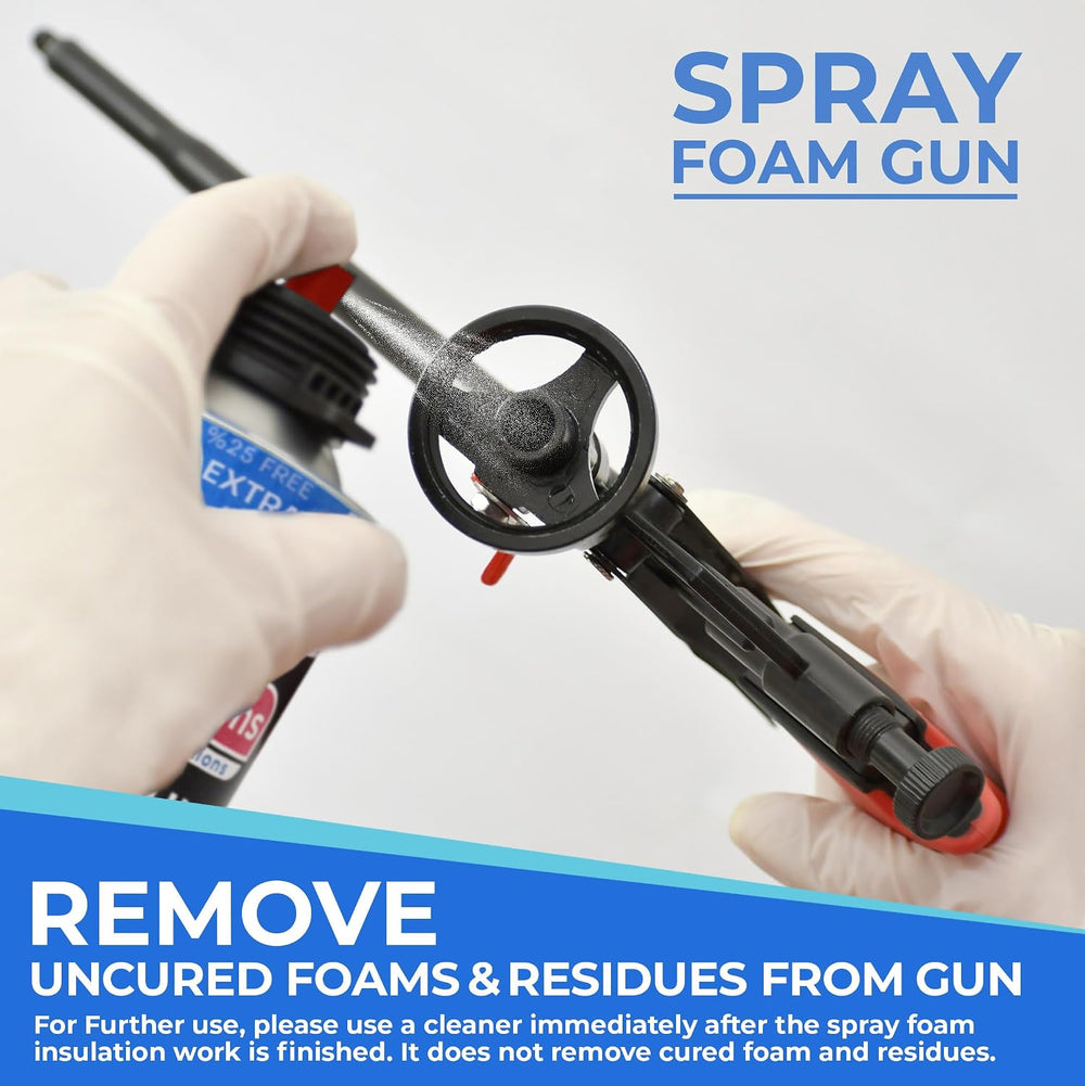 Magic Chems Foam Gun Insulation, Red, Robust Expanding Applicator, 2 Pack