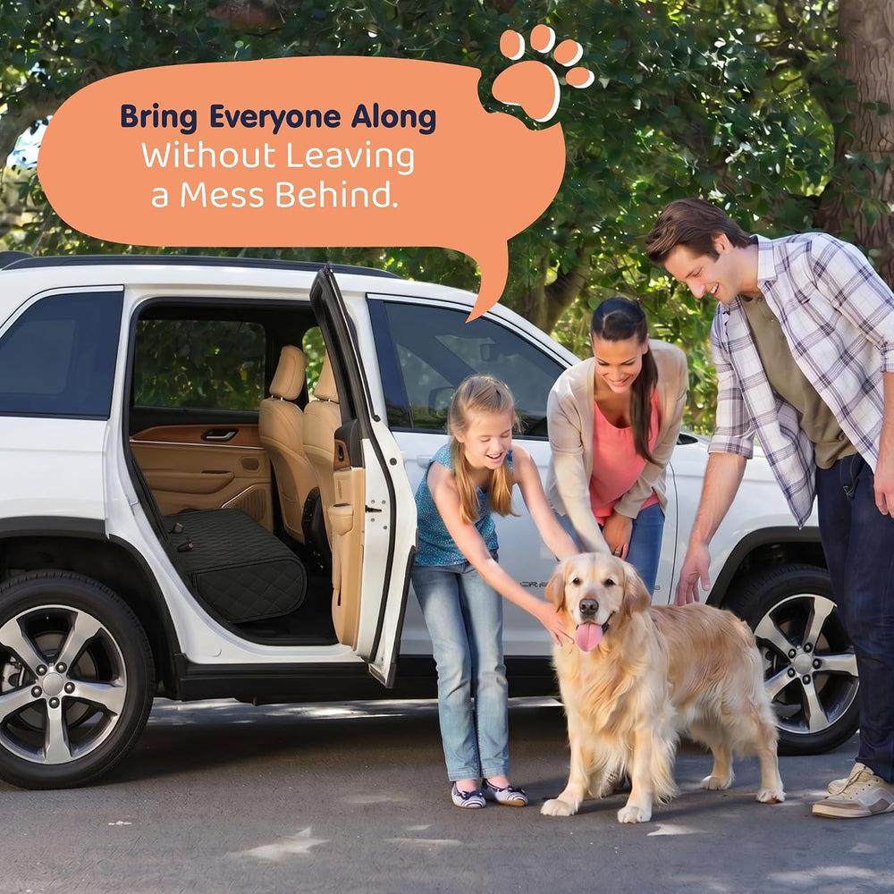 Bench Back Seat Cover for Dogs, Rear Dog Car Seat Covers for SUV & Truck