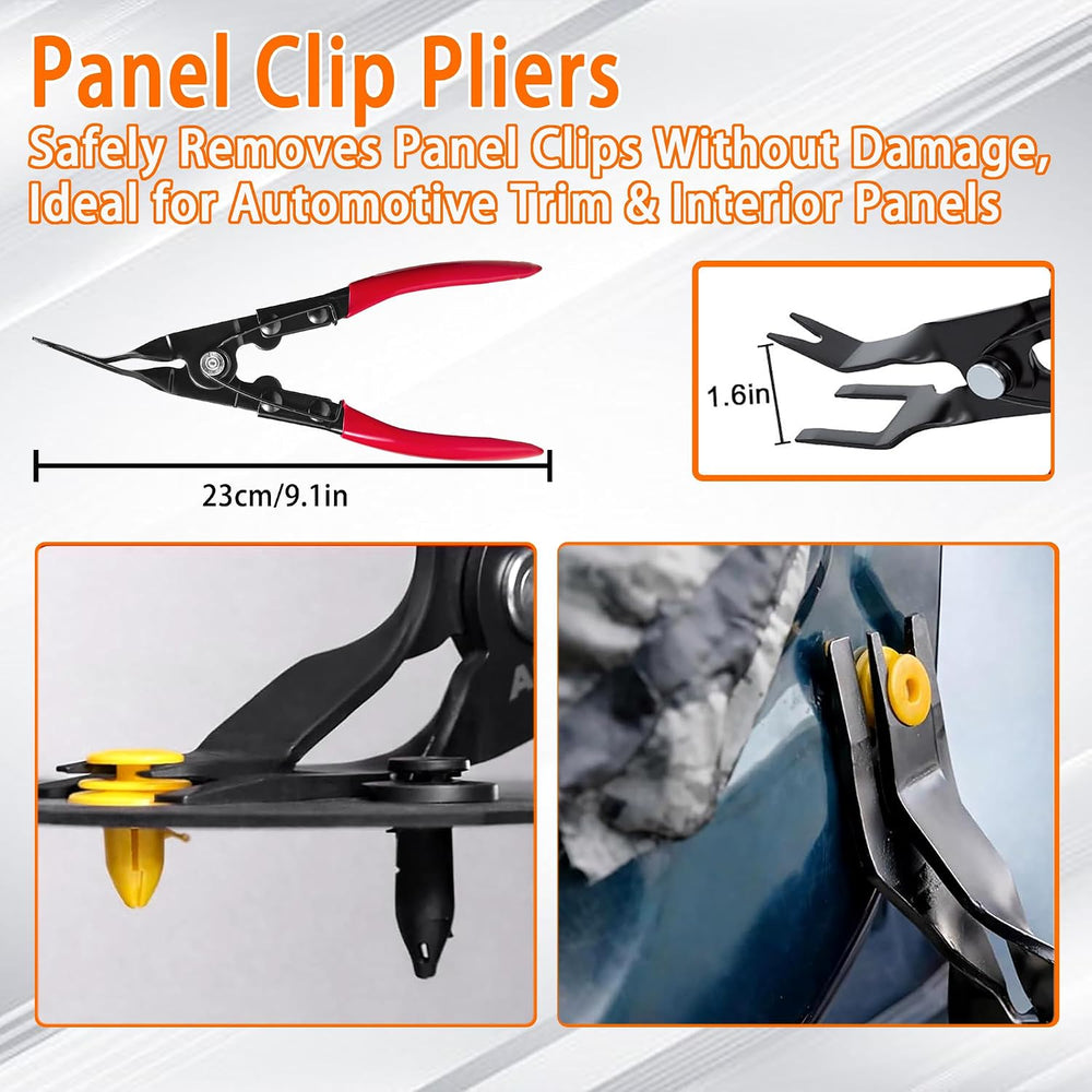 8-Piece Fuel Line Disconnect Tool Set with Hose Clamp Pliers, Relay Puller, P...