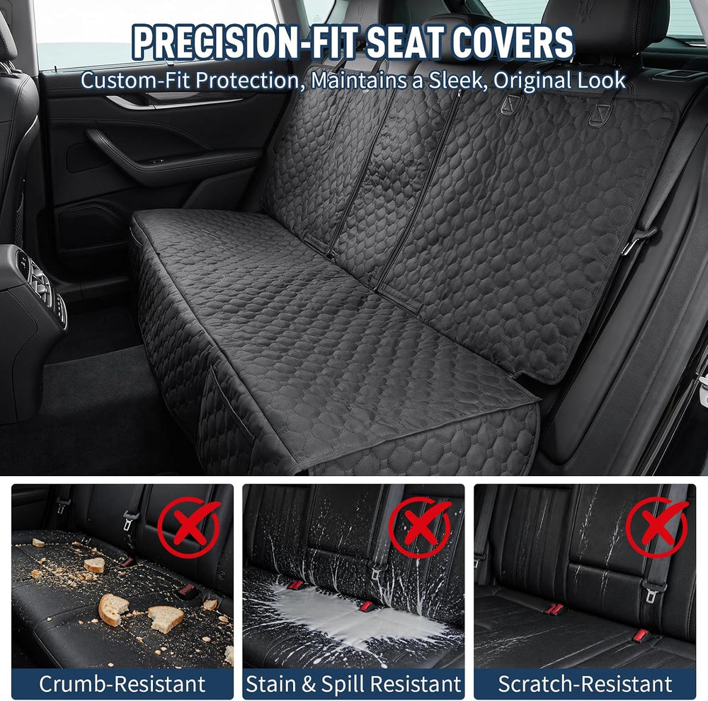 Dog Car Seat Cover for Back Seat - Waterproof Car Seat Protector