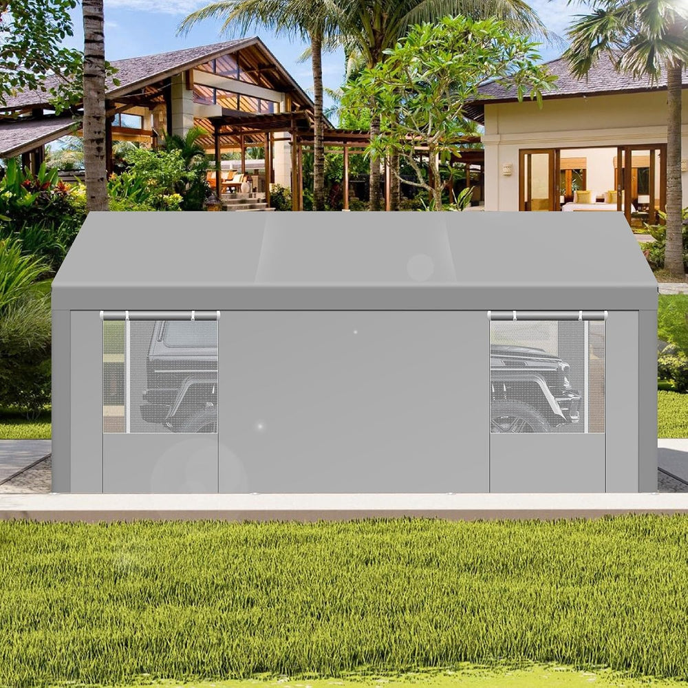 TOOLUCK Carport 10'x20' Heavy Duty Portable Garage