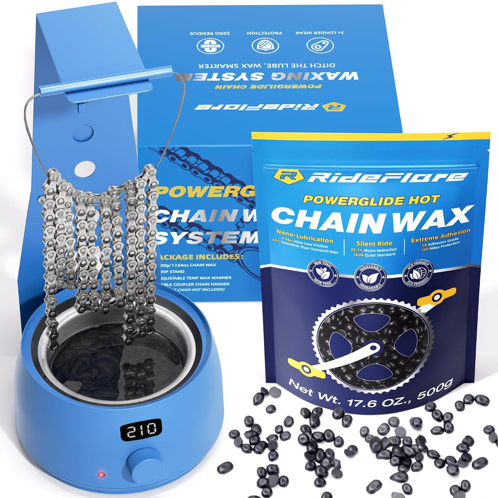 RideFlare Bicycle Chain Wax Melting System โ Mess-Free, Efficient Chain Waxin...
