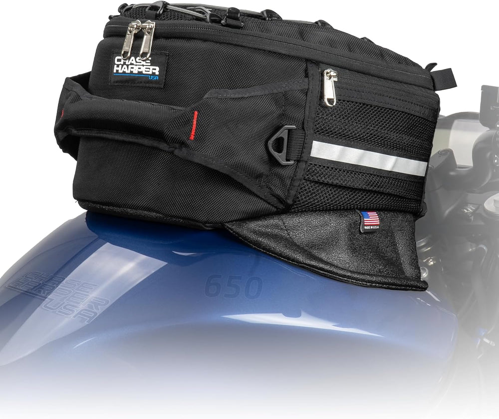 Chase Harper USA 650M Magnetic Tank Bag - Water-Resistant, Tear-Resistant, In...