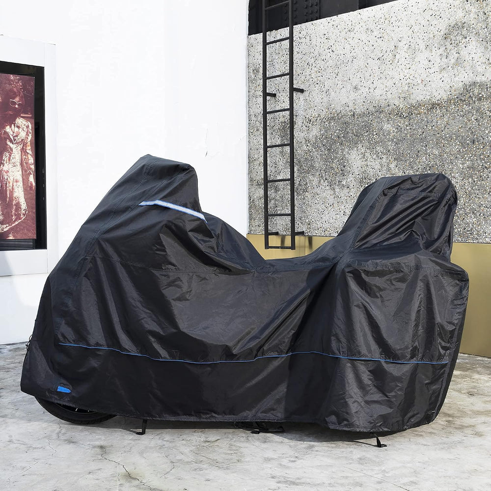 FENRIR 420D 90" INCH Motorcycle Cover Waterproof Outdoor Storage Compati...