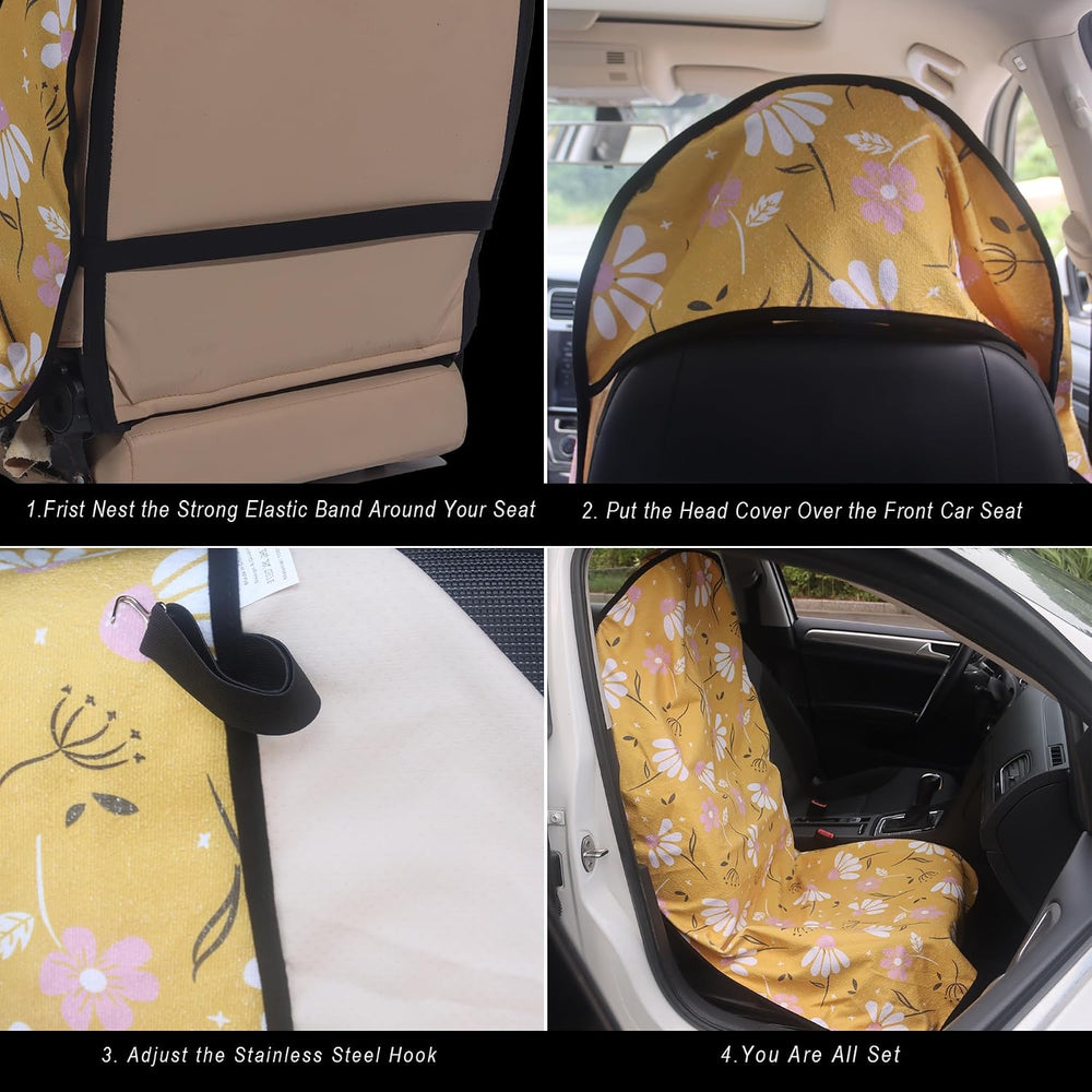 Car Seat Cover Protector Front Seats,for Gym Workout,Running,Swimming,Beach a...