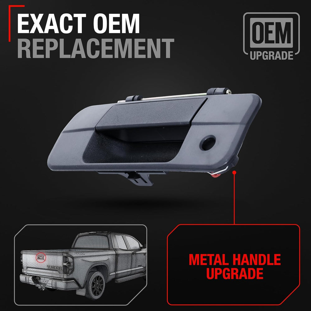 T1A Tailgate Handle Assembly Replacement, Upgraded Metal - Compatible with 20...