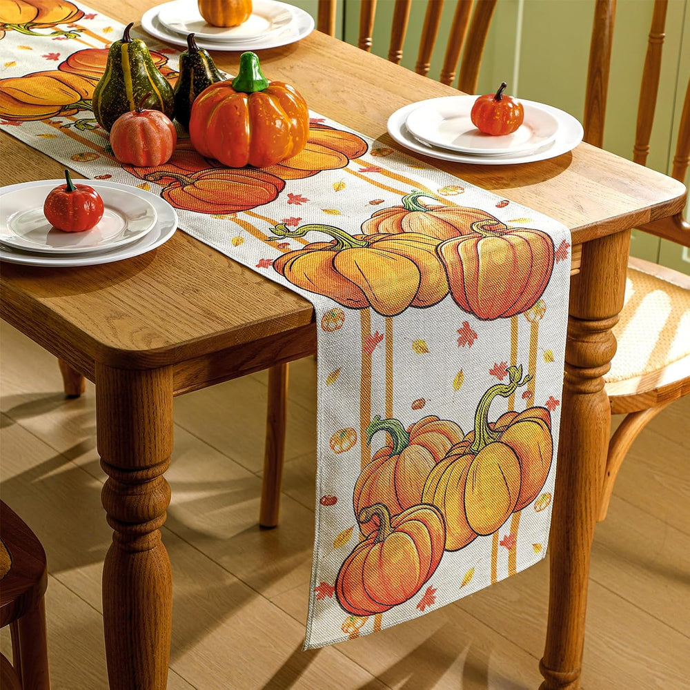 Honeydak 12 Pcs Holiday Table Runner Seasonal Farmhouse Table Decor 13 x 72 I...