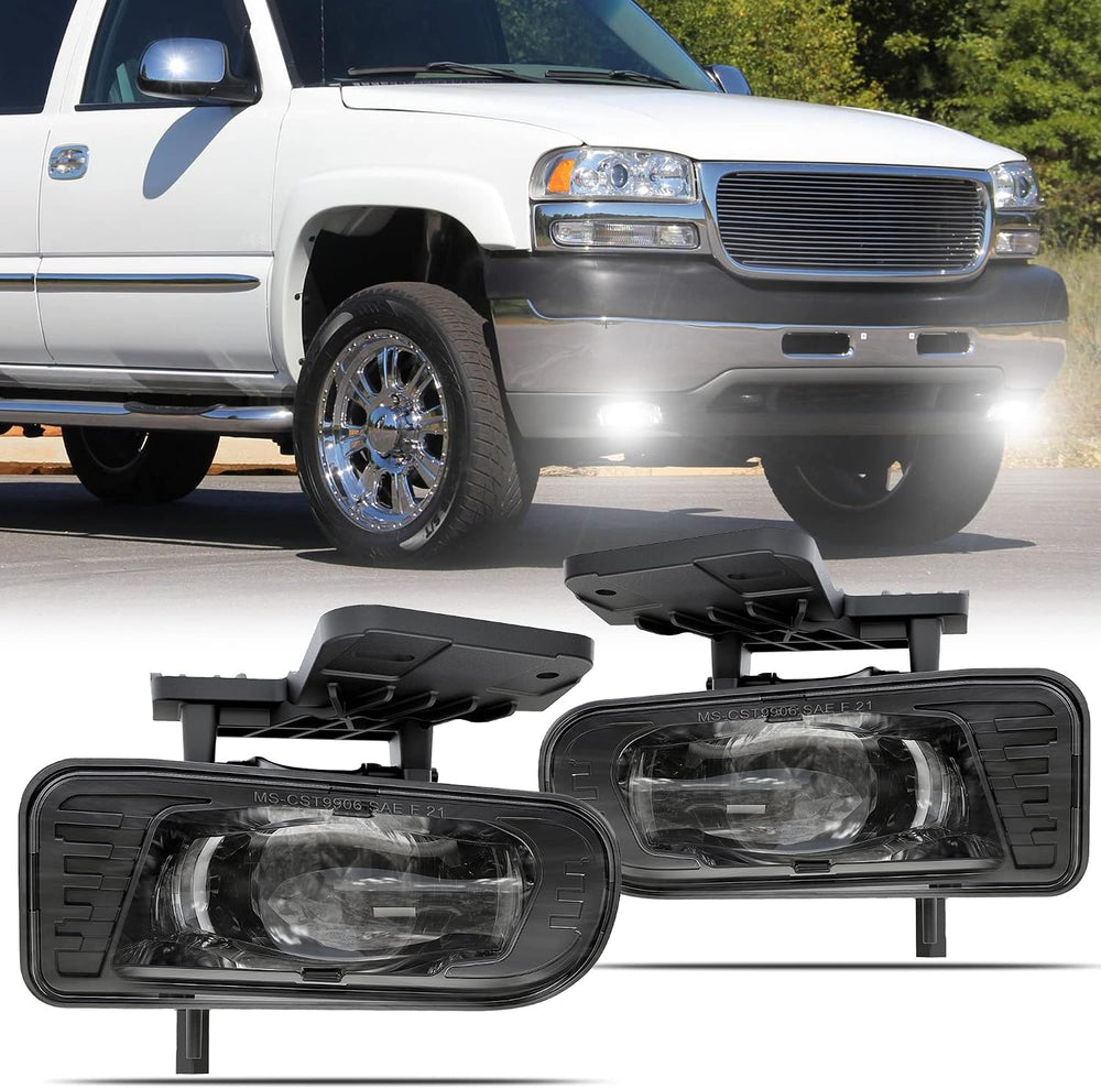 DOT LED Fog Lights for 1999-2002 GMC Sierra, 2000-2006 GMC Yukon/Yukon XL