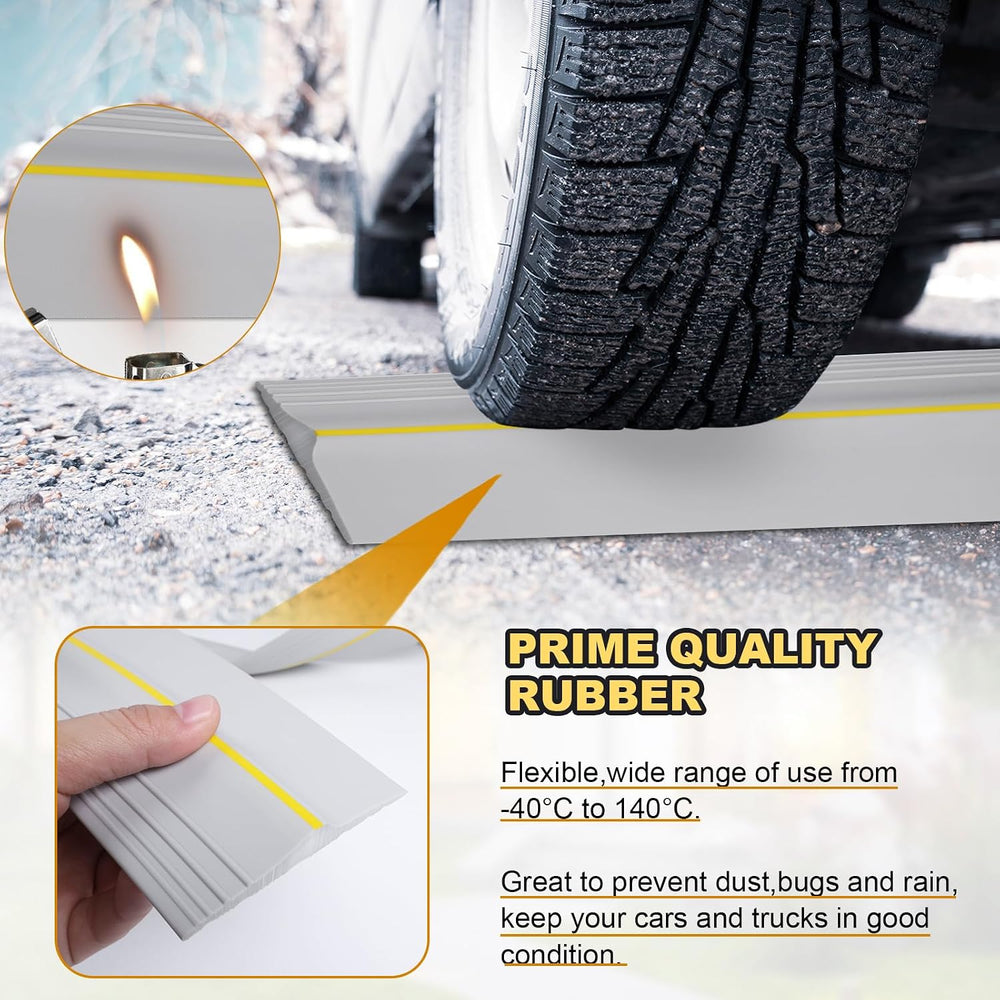 16FT Garage Door Threshold Seal Strip, Waterproof Rubber