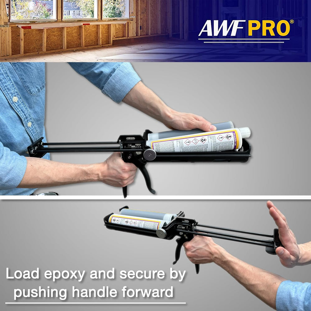 AWF PRO Rapid Set Concrete Anchoring Epoxy Adhesive, 600 mL