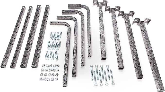 80844-10 34 in. x 26 in. Adjustable Garage Ceiling Mount Storage Rack Kit