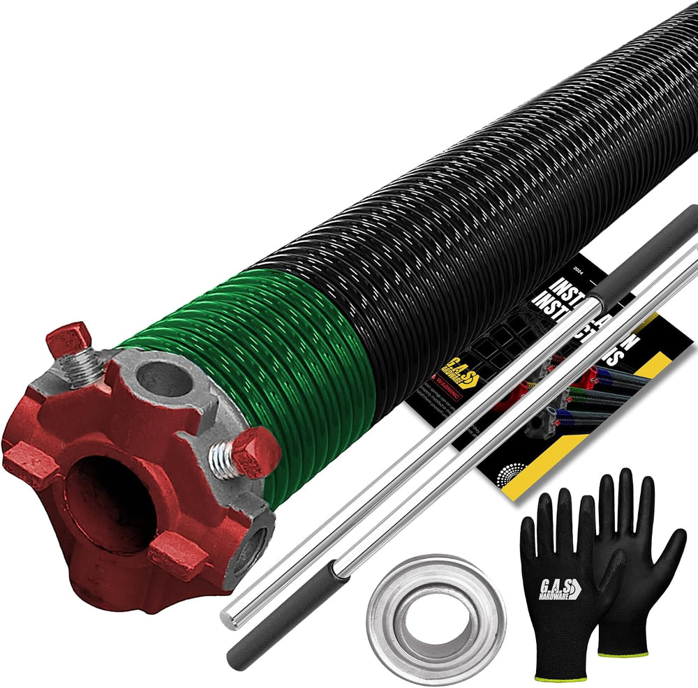 Garage Door Torsion Spring 243x1.75x35 Includes 1” Steel Bearing, Non-Slip