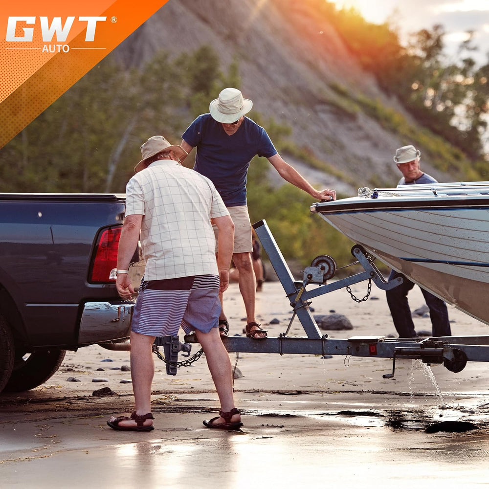 GWTAUTO Adjustable Trailer Hitch, Tri-Ball (1-7/8" x 2" x 2-5/16&qu...