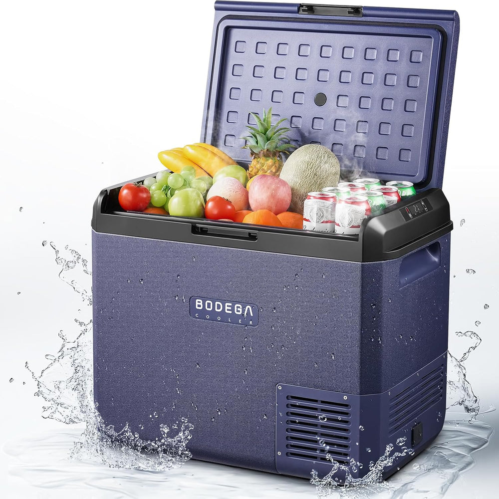 BODEGACOOLER 12v Car Refrigerator, 63QT IPX4 Waterproof Electric Cooler