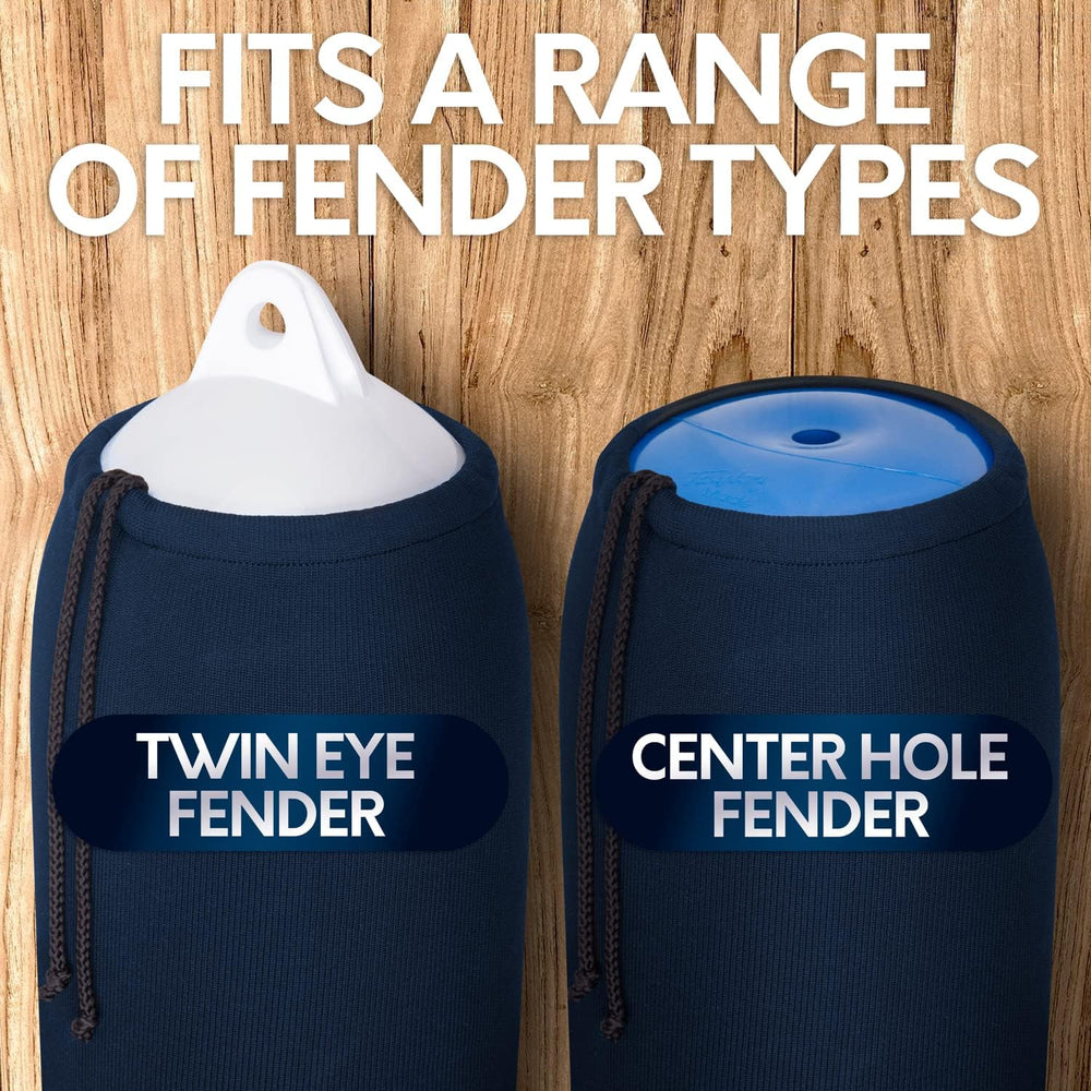Boat Fender Covers | Several Size Options Available | Black & Navy Blue |...