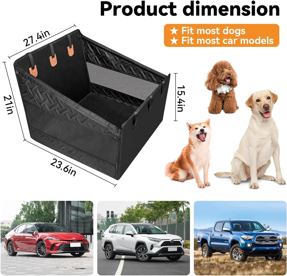 TKYZ Dog Car Seats for Large Medium Dogs Car Seat Cover,Puppy Pet Carseats(Bl...